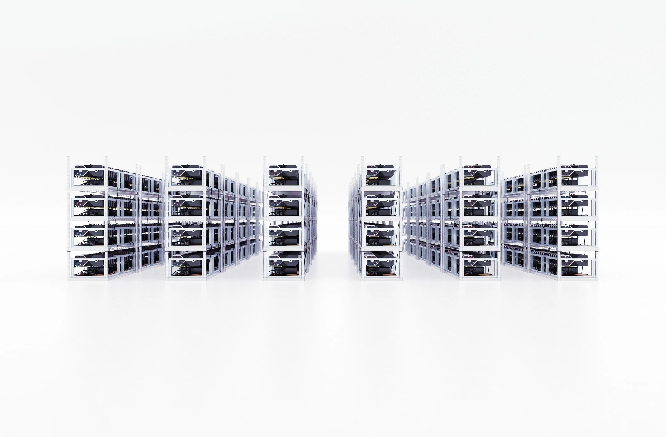 Server racks representing cloud and infrastructure operations