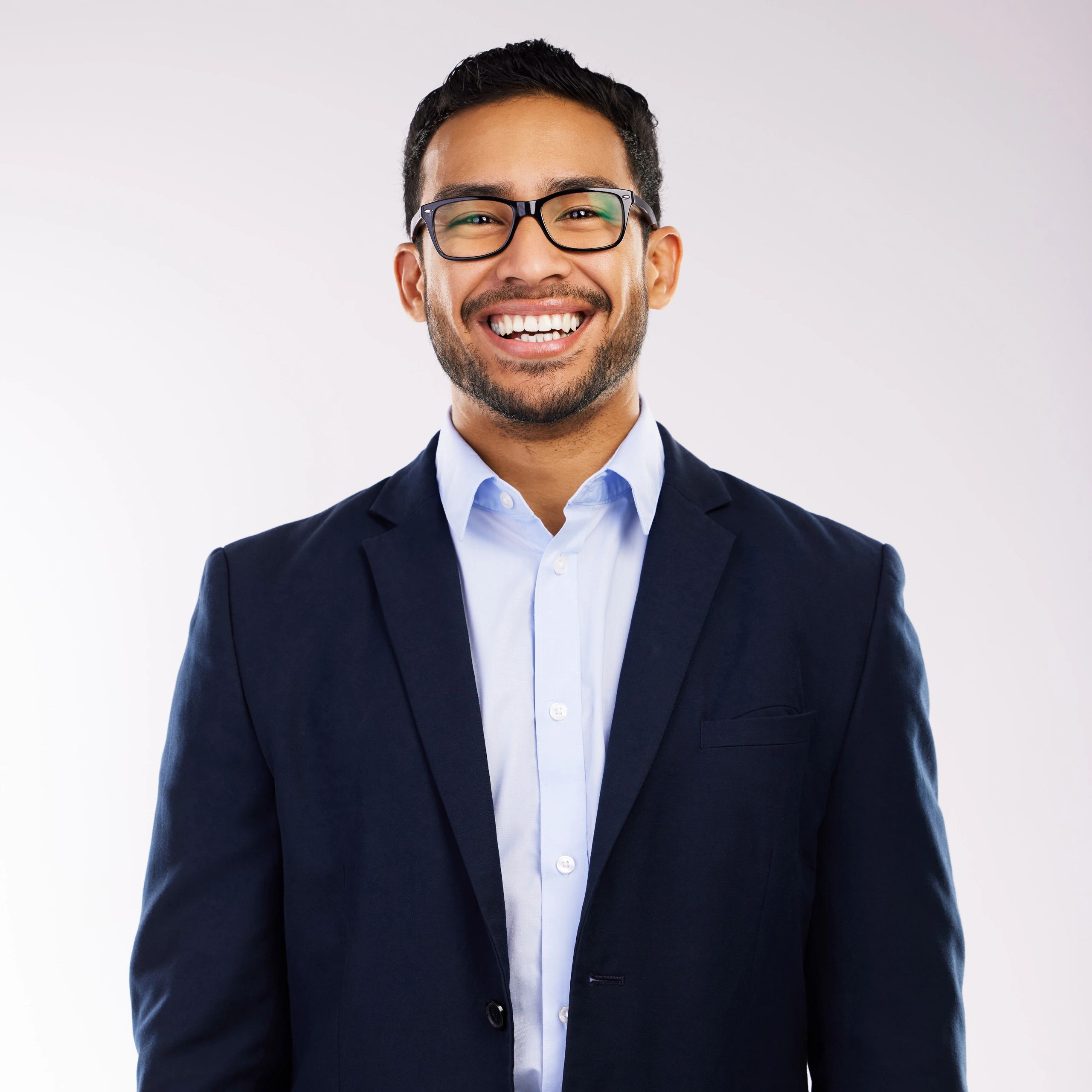Professional headshot of a smiling business person